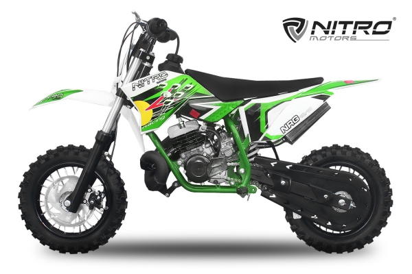 Nitro Motors 50cc Dirtbike NRG50 10/10 2-Takt Kick Start 9 PS 