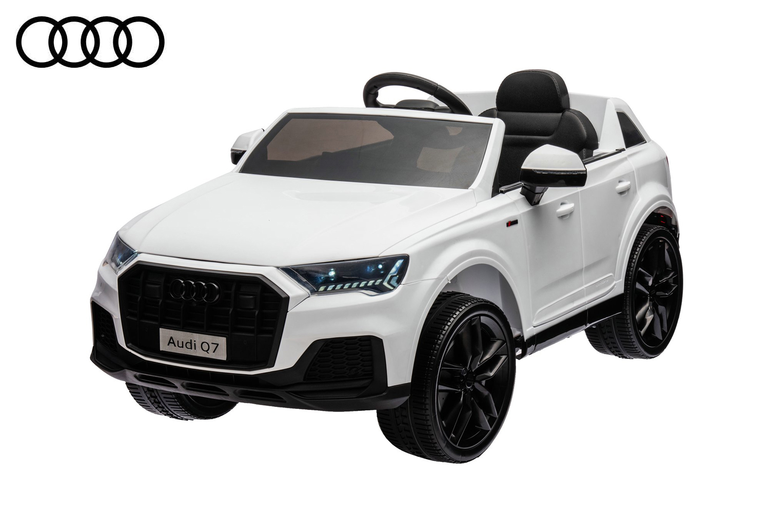 Elektro Kinderauto AUDI Q7 mit Lizenz 2x 35W 12V/7Ah EVA Reifen Kunstledersitz
