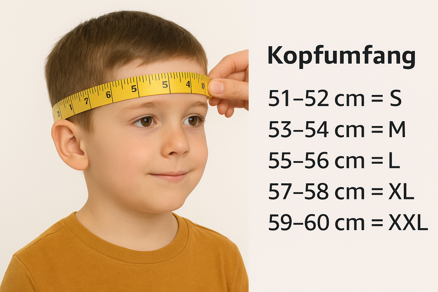 Kopfumfang messen